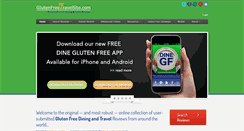 Desktop Screenshot of glutenfreetravelsite.com